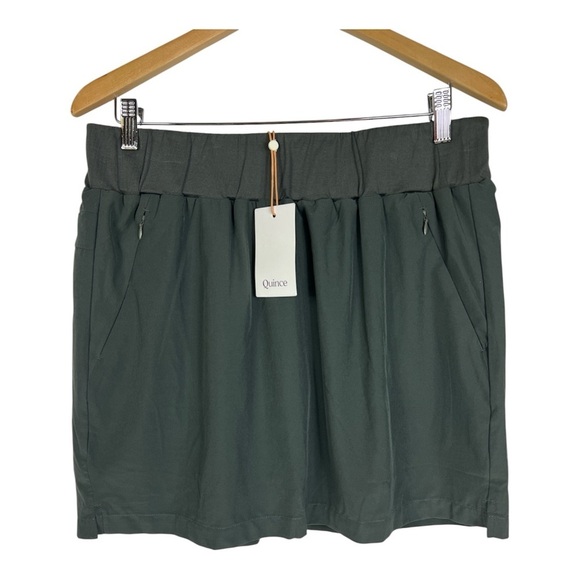 Quince Pants - Quince Size Large Performance Tech Skort Olive NWT